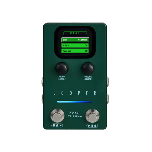 FLAMMA FF01 Dual Footswitch Stereo Looper Pedal