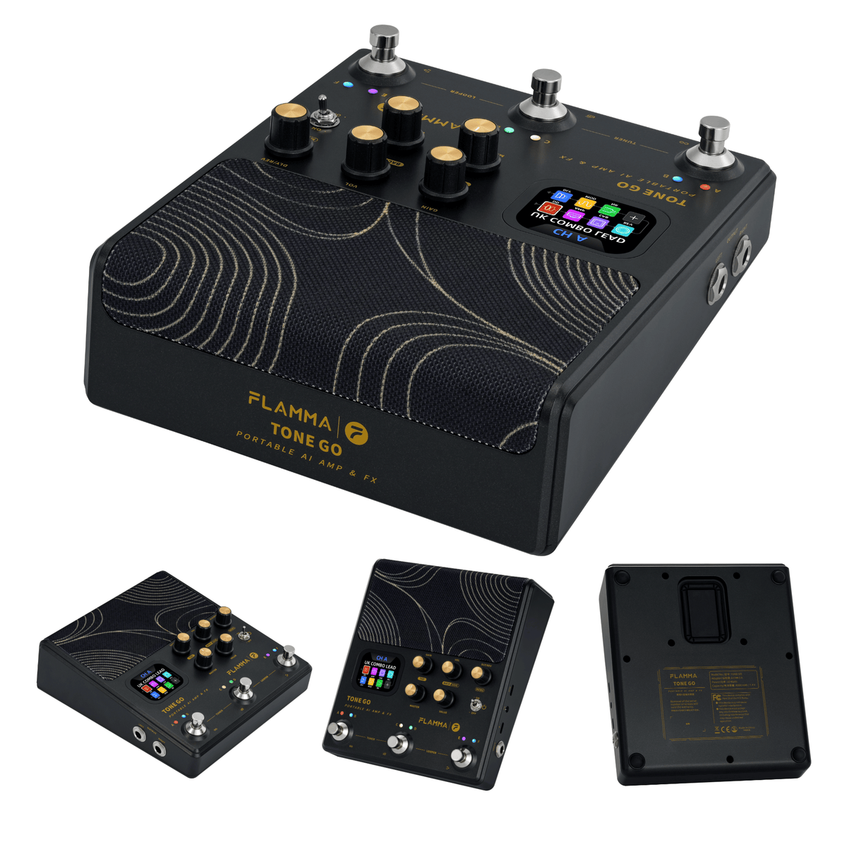 FLAMMA TONE GO PORTABLE AI AMP & FX