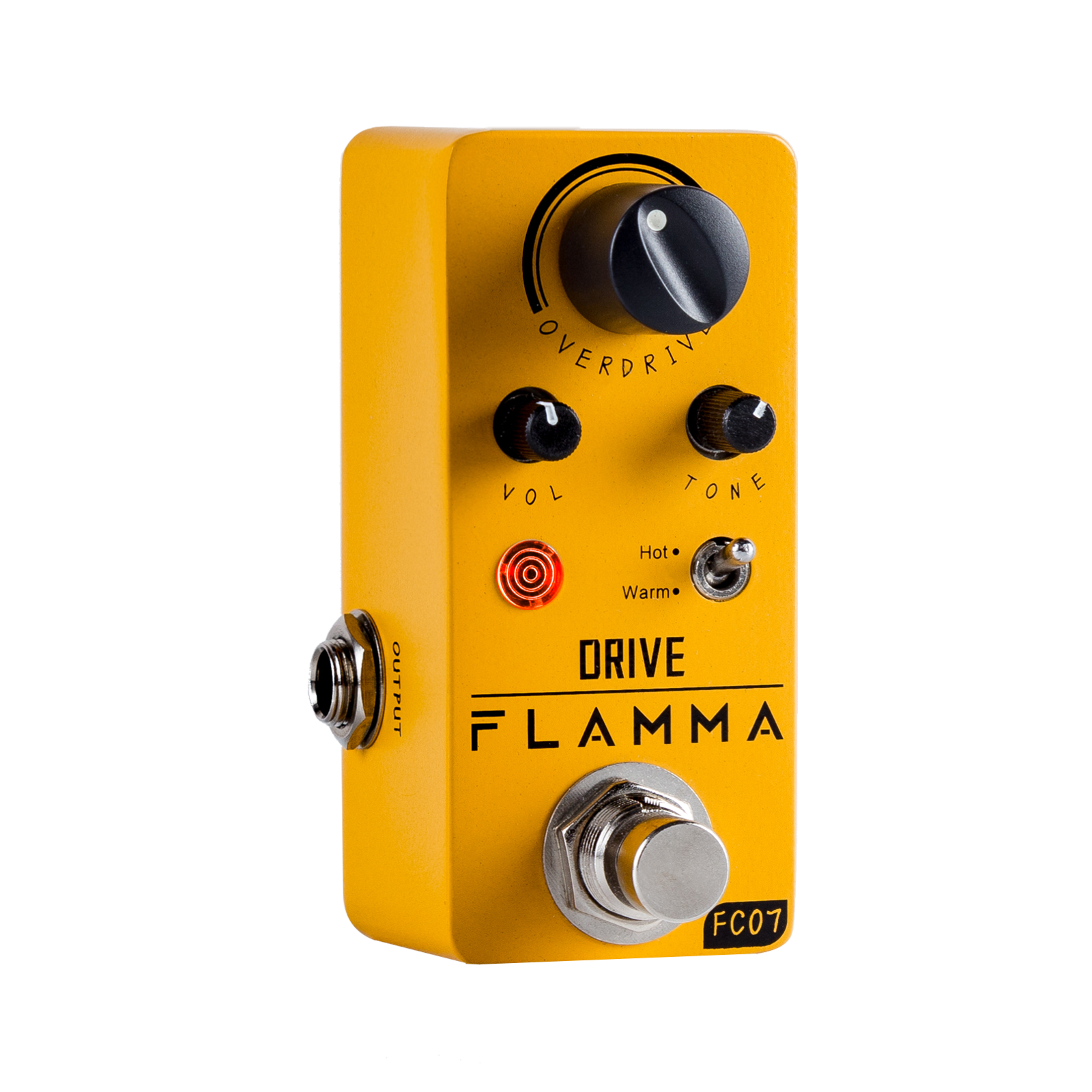 FLAMMA FC07 Analog Overdrive Effects Pedal Warm and Creamy Vintage Tube sounds