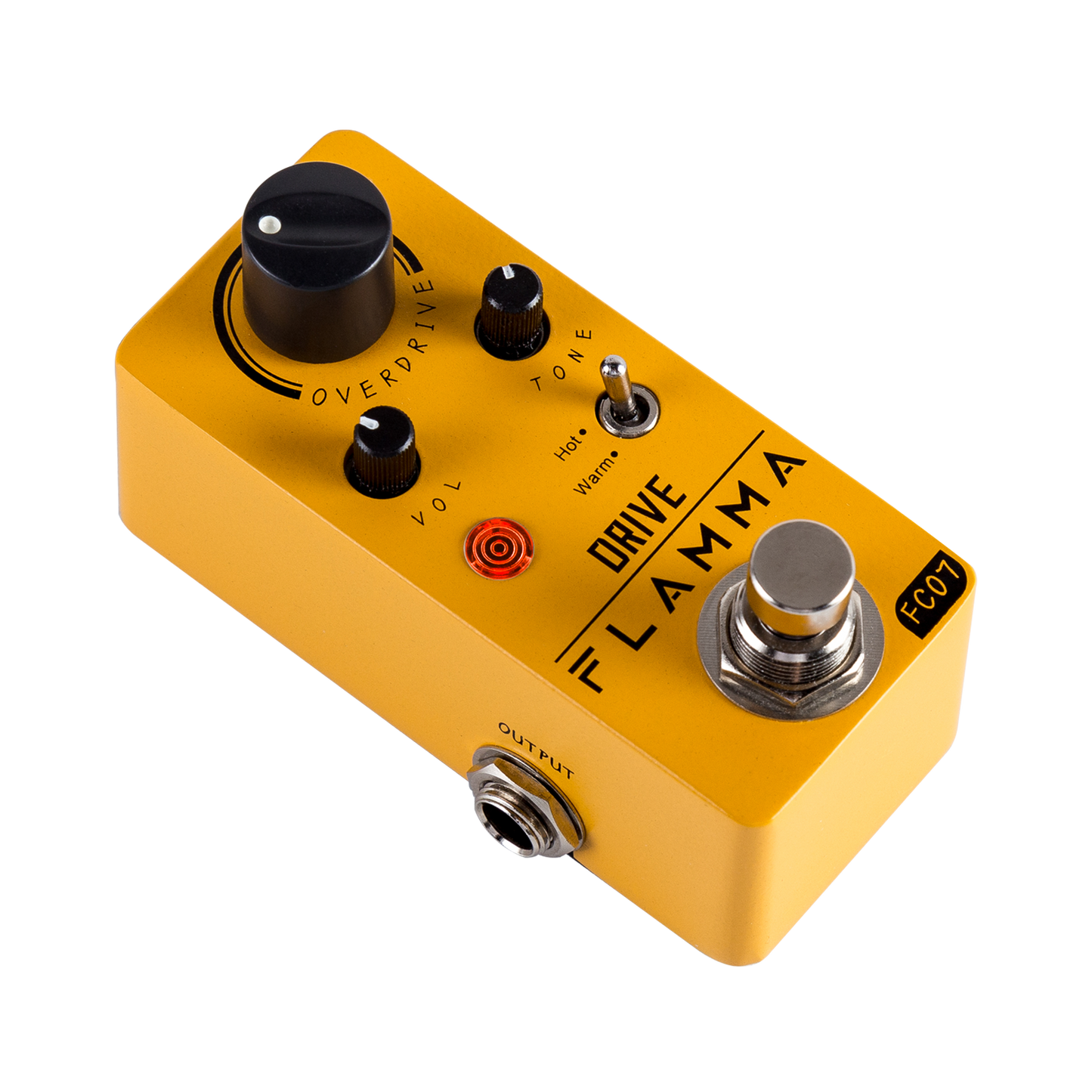 FLAMMA FC07 Analog Overdrive Effects Pedal Warm and Creamy Vintage Tube sounds