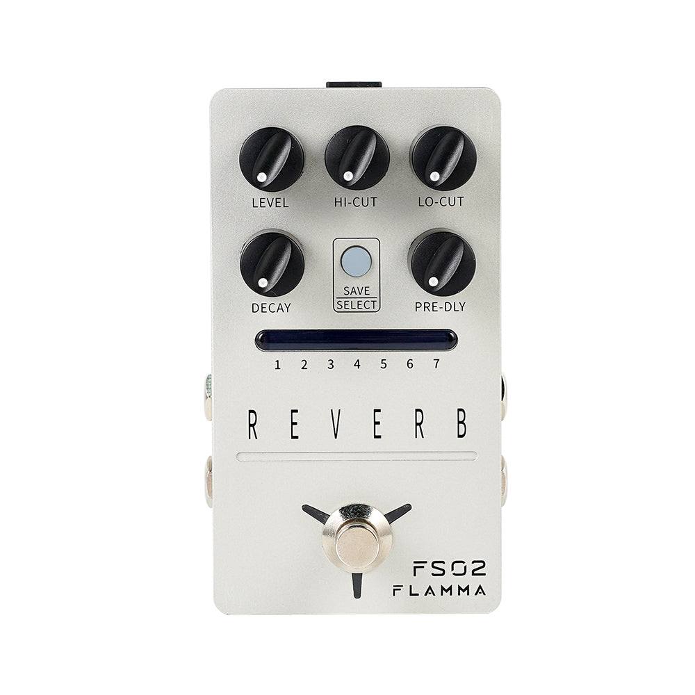 guitar pedal reverb FLAMMA FS02 Reverb Guitar Reverb Pedal Stereo In Stereo Output – Flamma Innovation