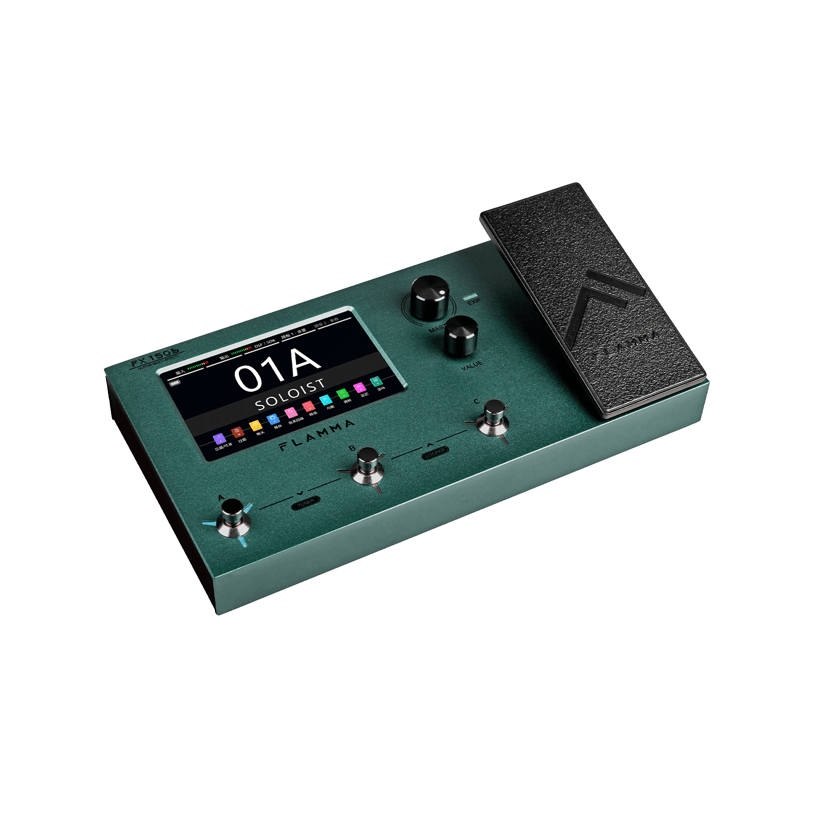 FLAMMA FX150b Nebula Green Multi Effects Processor