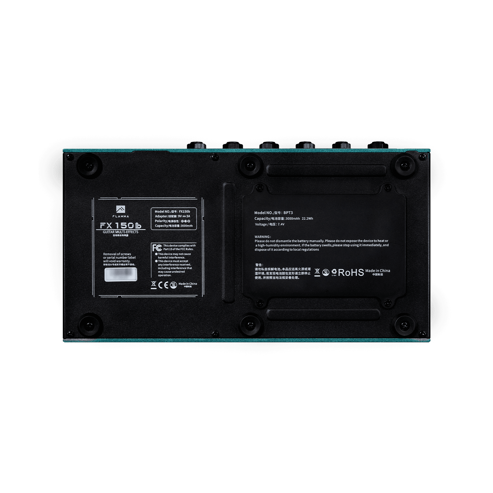 Guitar Multi Effects Peadl Battries Powered