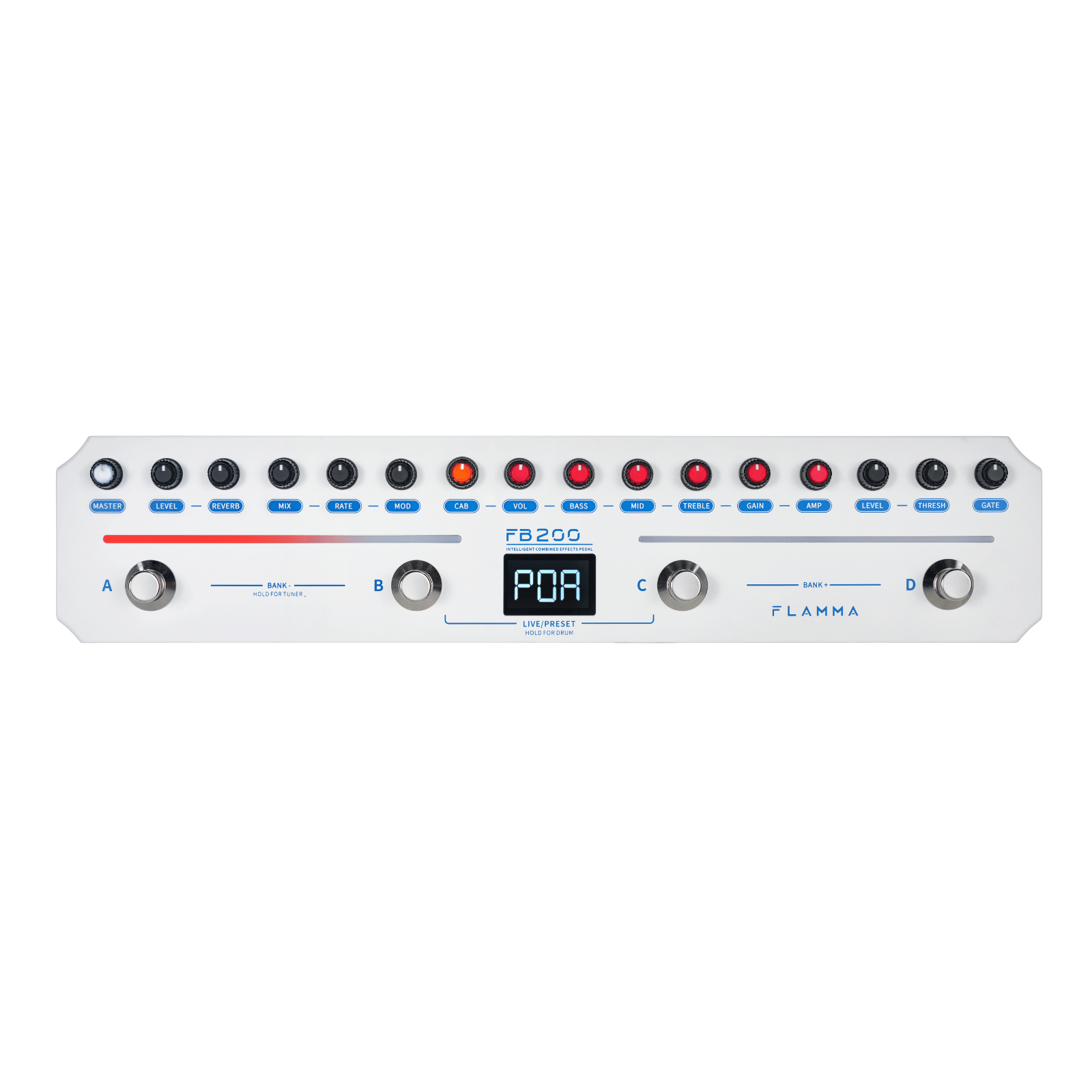 FLAMMA FB200 Bass Guitar Intelligent Combined Multi Effects Pedal ...
