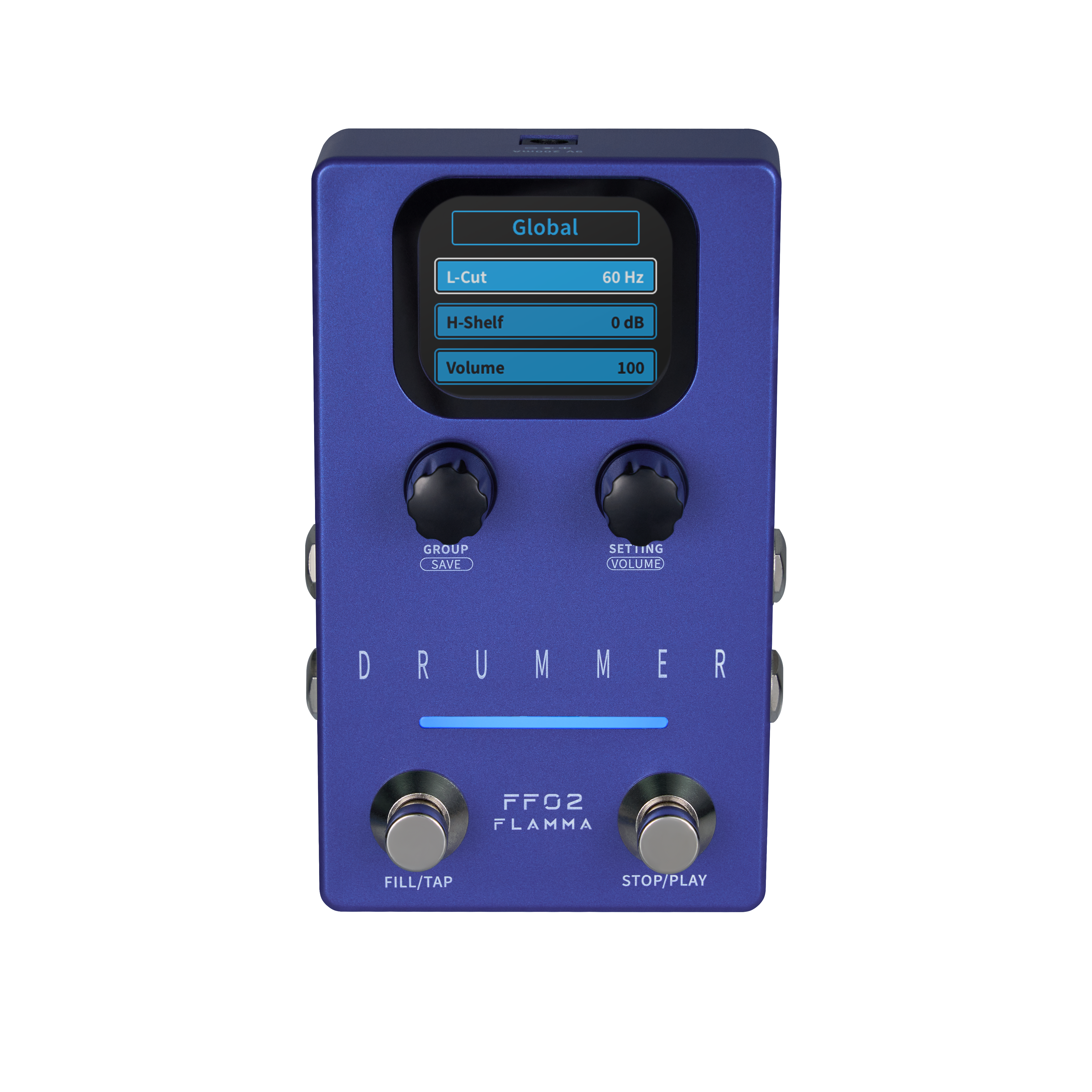 FLAMMA FF02 Dual Footswitch Stereo Drum Machine Pedal