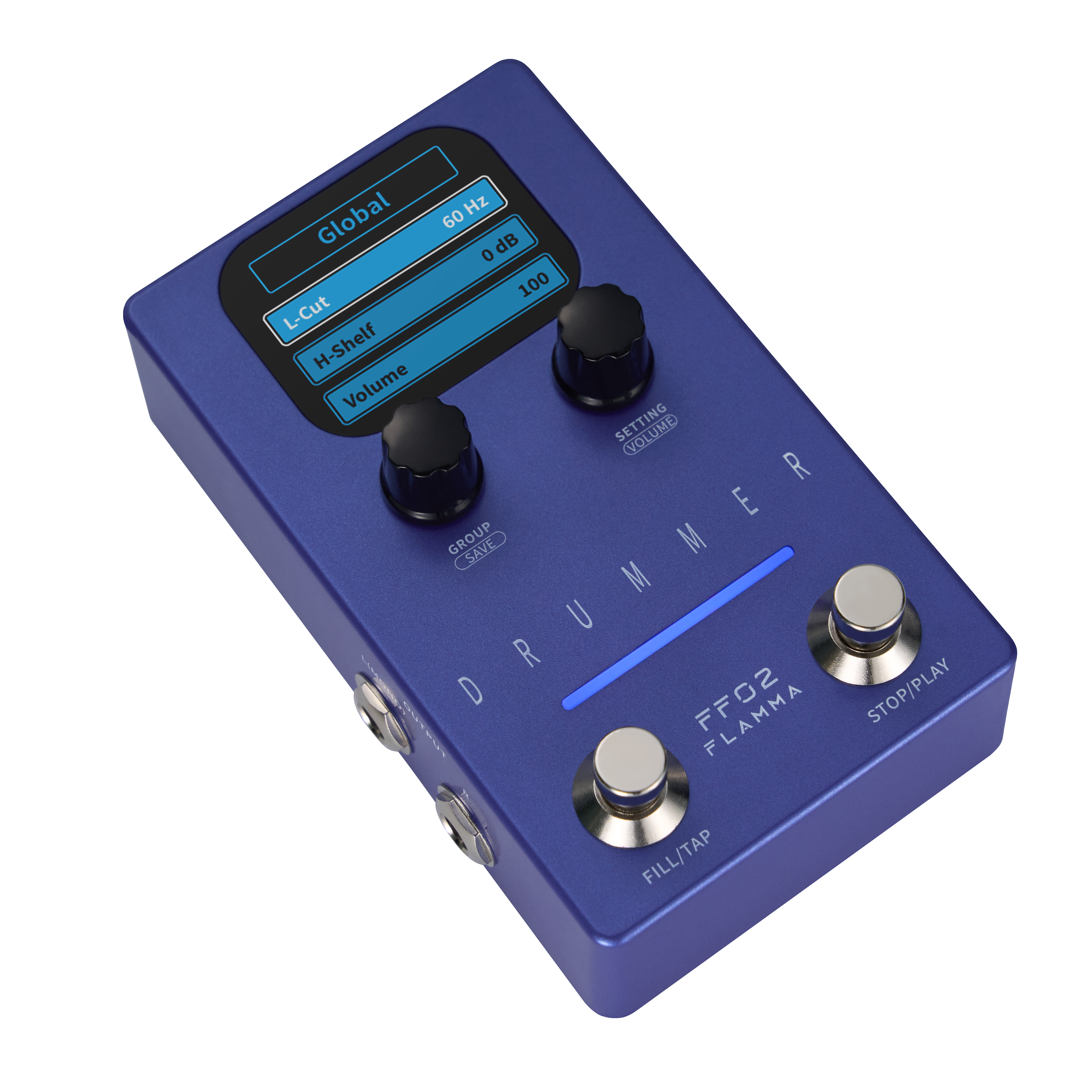 drum effects pedal for guitar FLAMMA FF02 Dual Footswitch Stereo Drum Machine Pedal – Flamma Innovation