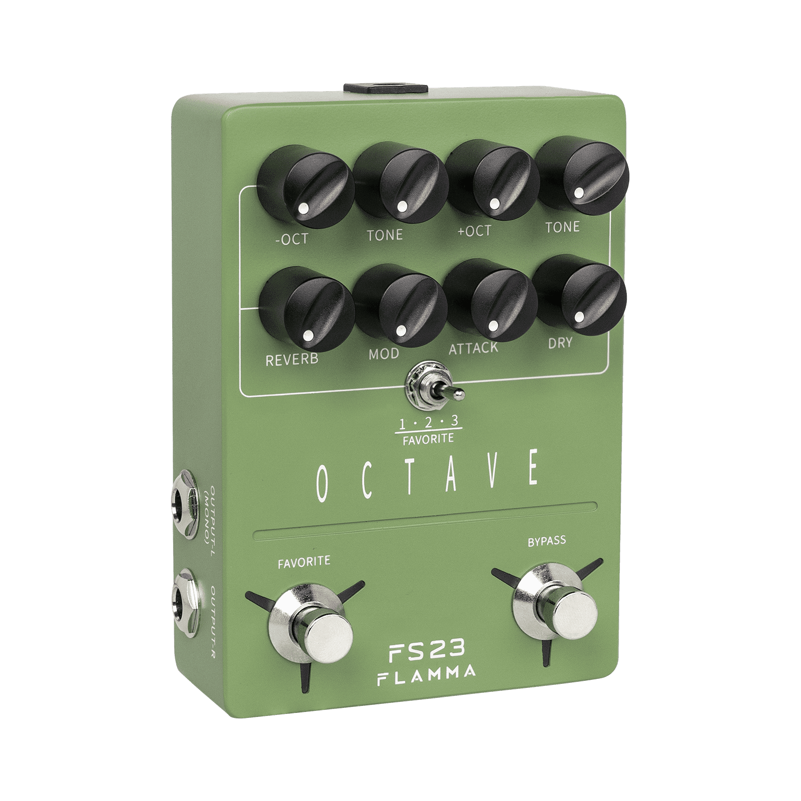 FLAMMA FS23 Dual-Footswitch Stereo Octave Pedal
