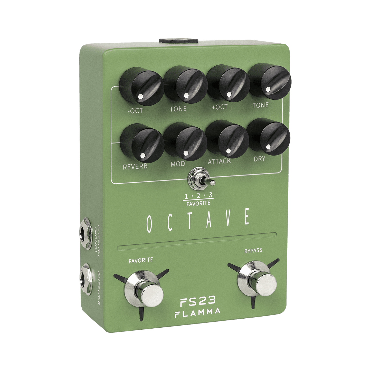 FLAMMA FS23 Dual-Footswitch Stereo Octave Pedal