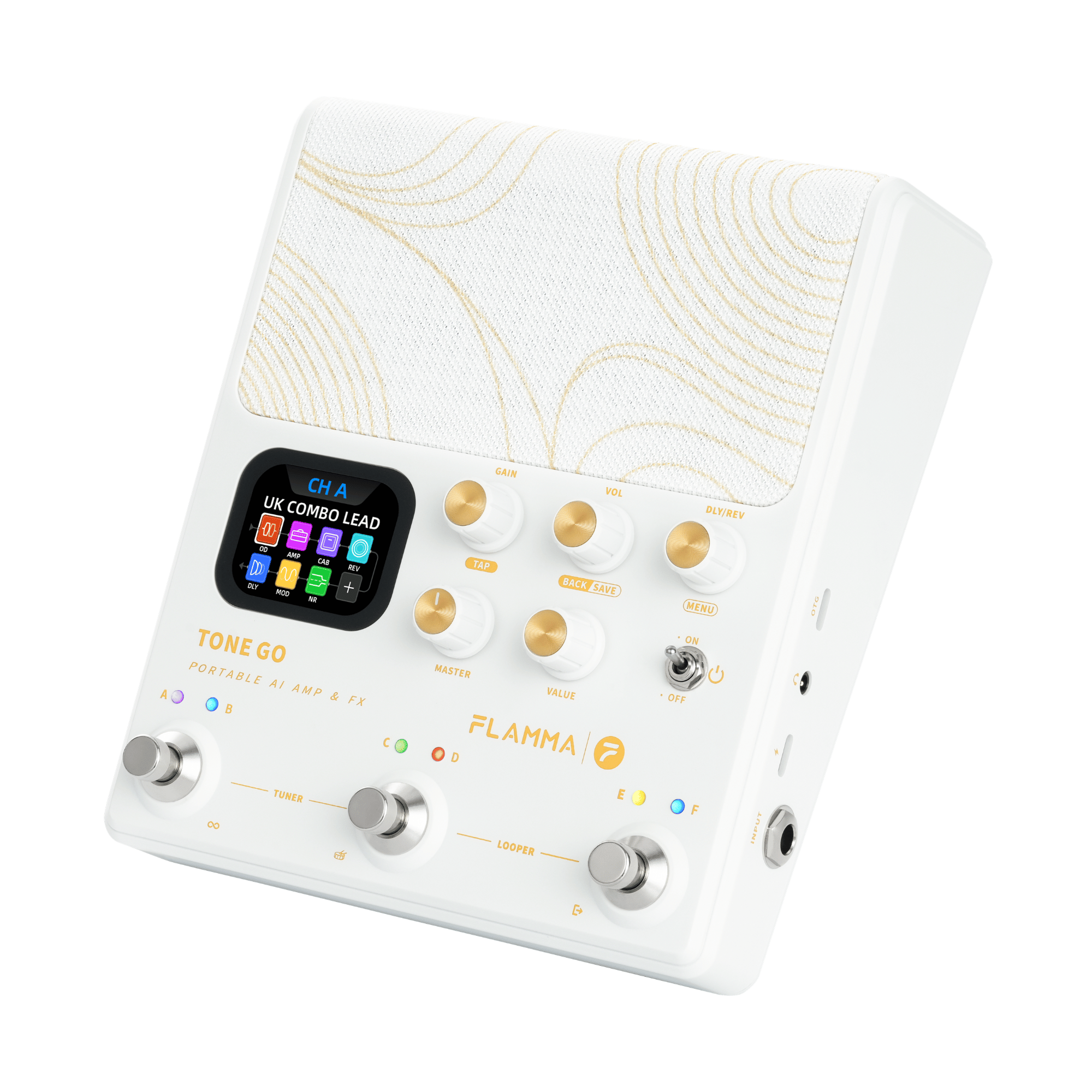 FLAMMA TONE GO PORTABLE AI AMP & FX