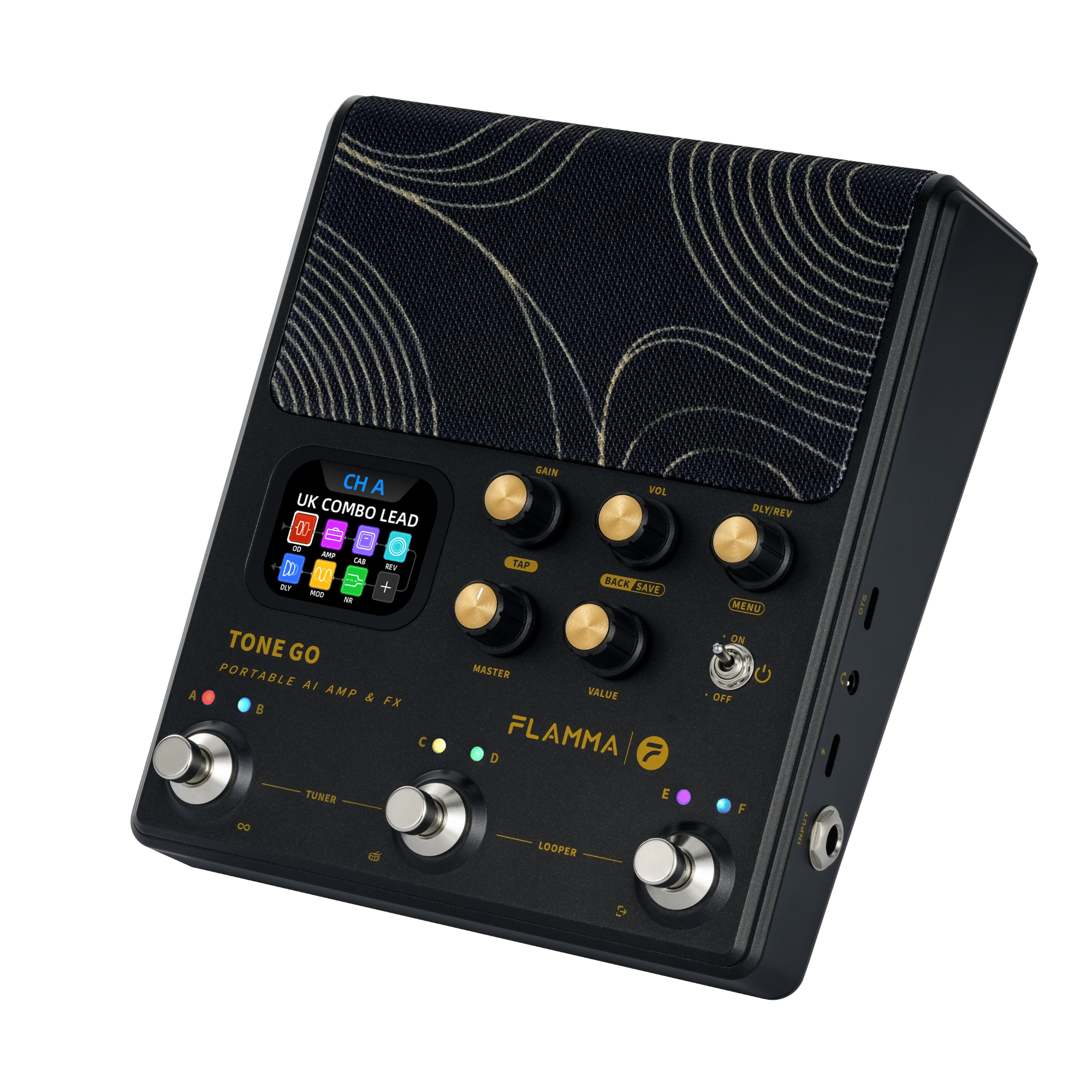 FLAMMA TONE GO PORTABLE AI AMP & FX