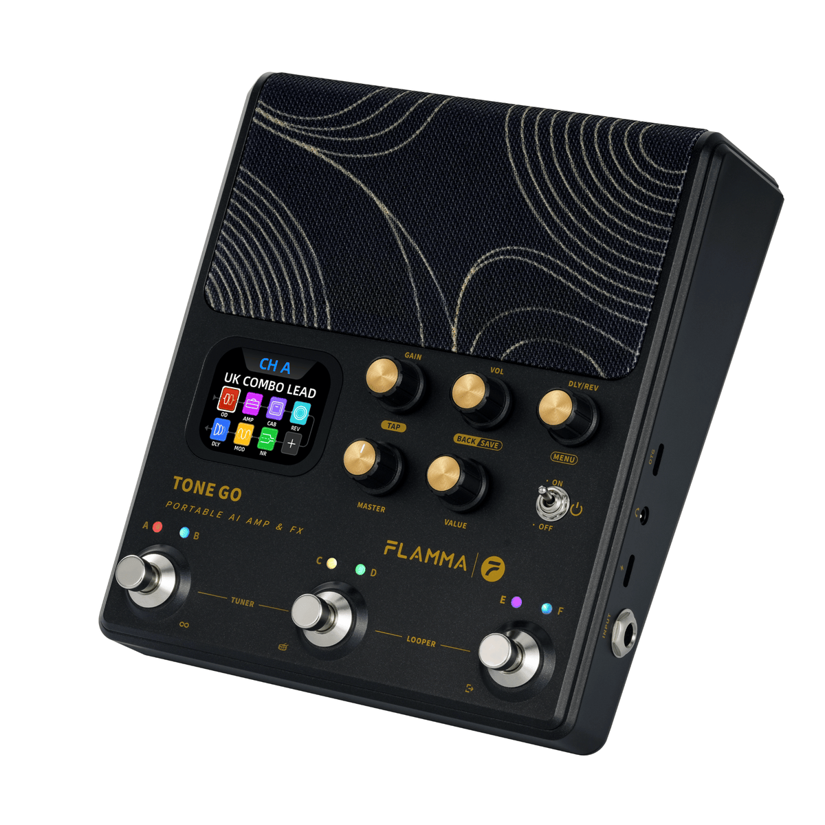 FLAMMA TONE GO PORTABLE AI AMP & FX