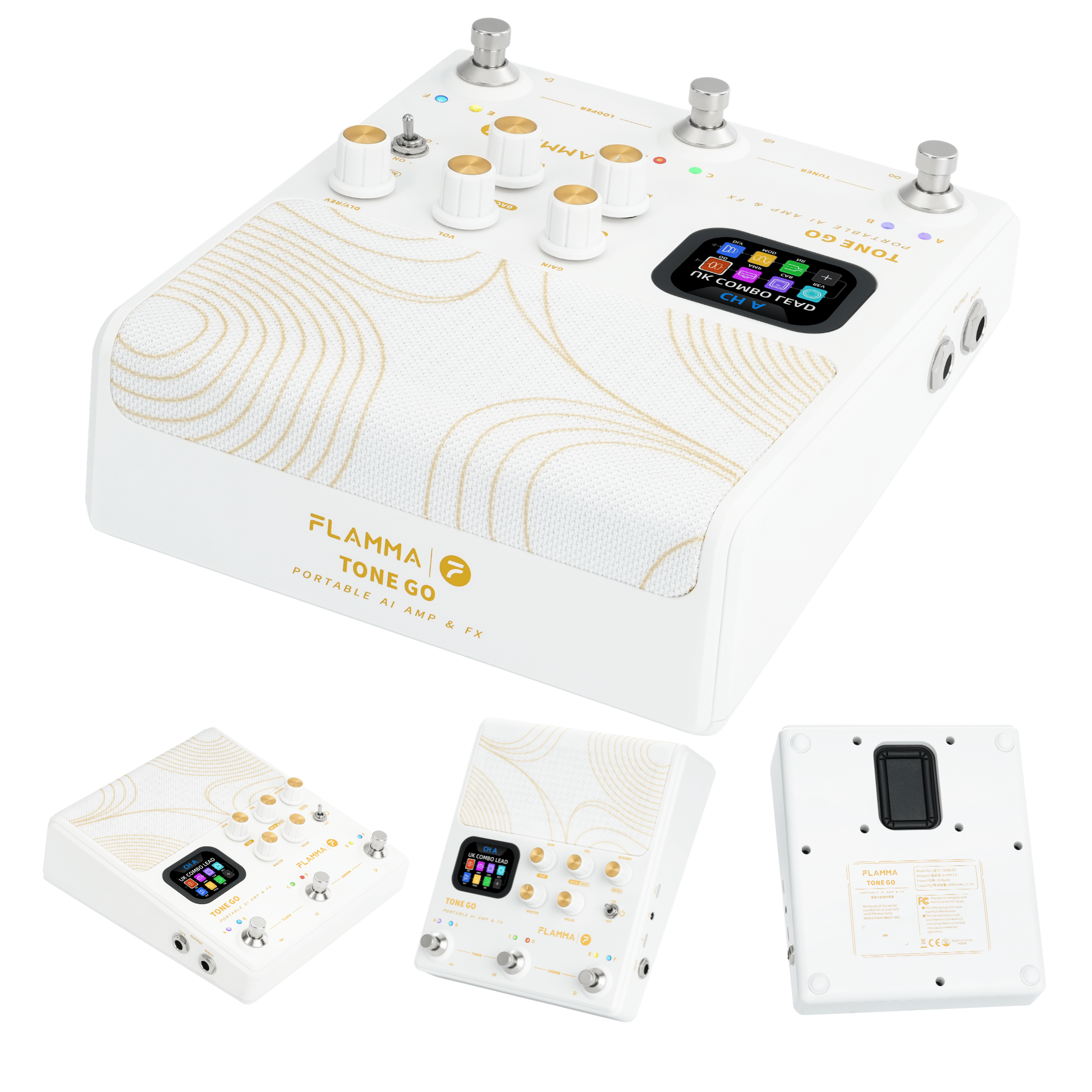 FLAMMA TONE GO PORTABLE AI AMP & FX