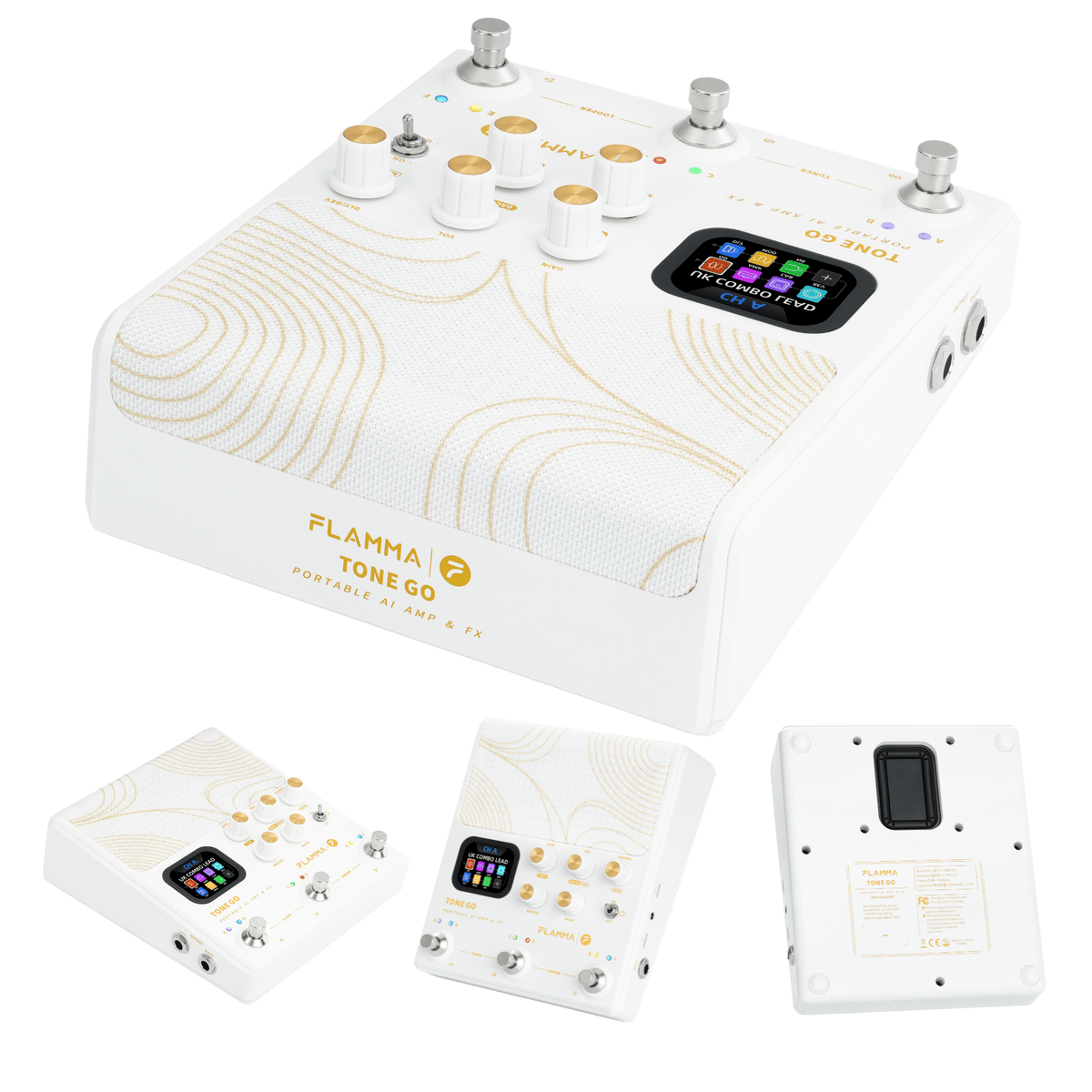 FLAMMA TONE GO PORTABLE AI AMP & FX