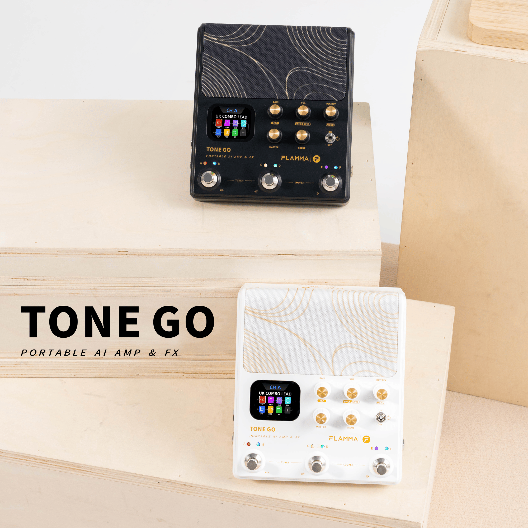 FLAMMA TONE GO PORTABLE AI AMP & FX