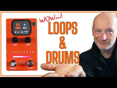 FLAMMA FF03 Stereo Dual Footswitch Looper & Drum Machine Pedal