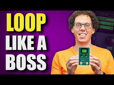 FLAMMA FF01 Dual Footswitch Stereo Looper Pedal