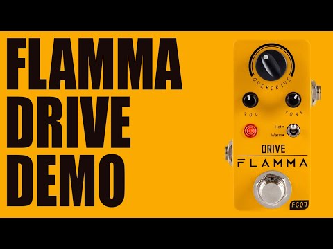FLAMMA FC07 Analog Overdrive Effects Pedal Warm and Creamy Vintage Tube sounds