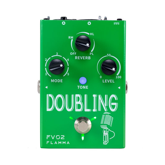 FLAMMA FV02 Doubling Vocal Effects Pedal