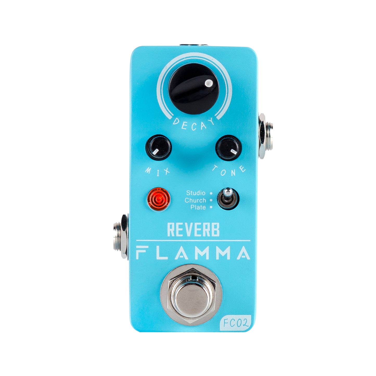 FLAMMA FC02 Mini Guitar Reverb Pedal Studio Church Plate