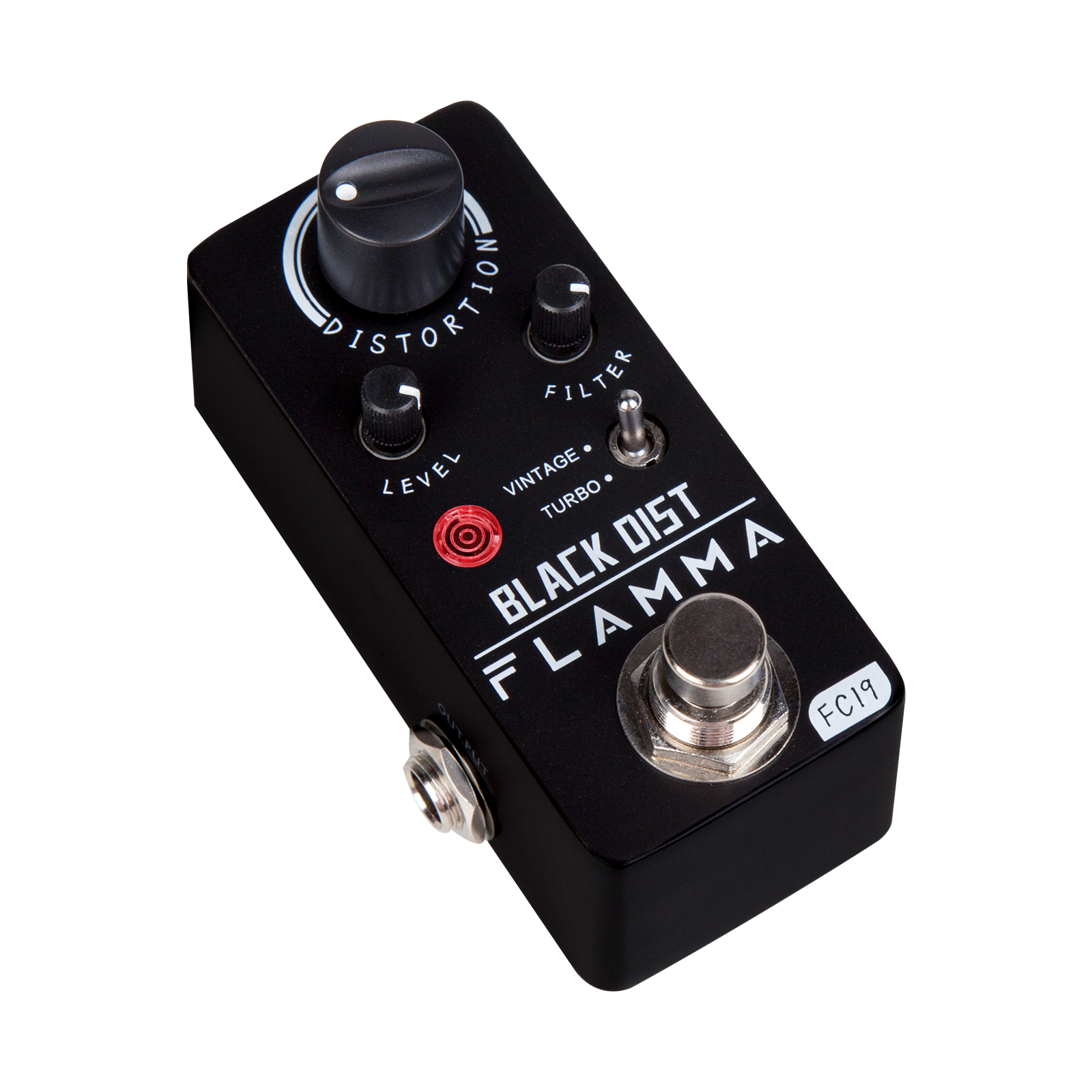 FLAMMA FC19 Black DIST Warm, Sweet, Vintage Distortion.