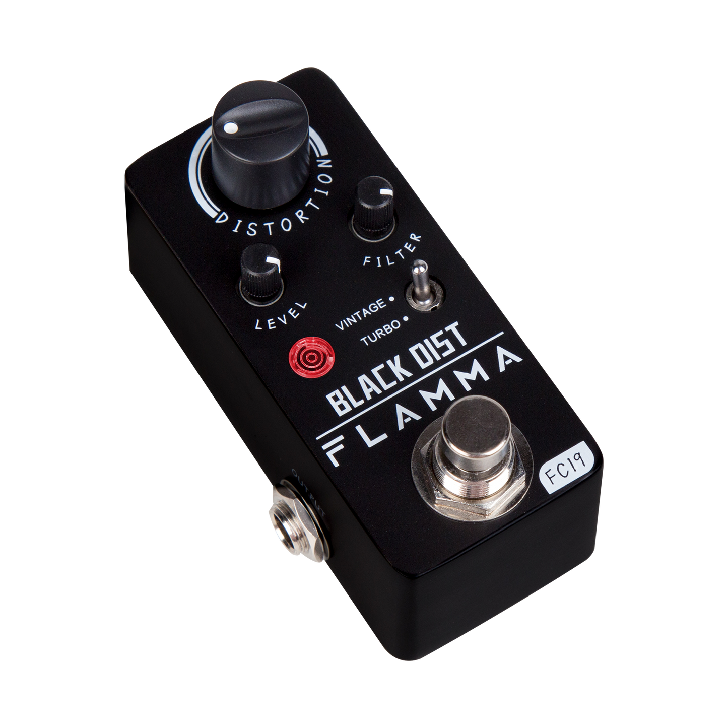 FLAMMA FC19 Black DIST Warm, Sweet, Vintage Distortion.