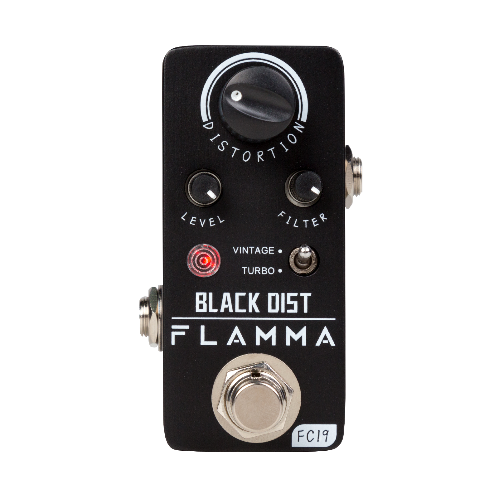 FLAMMA FC19 Black DIST Warm, Sweet, Vintage Distortion.