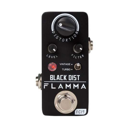 FLAMMA FC19 Black DIST Warm, Sweet, Vintage Distortion.