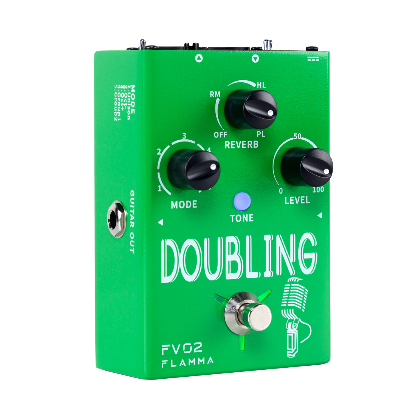 FLAMMA FV02 Doubling Vocal Effects Pedal