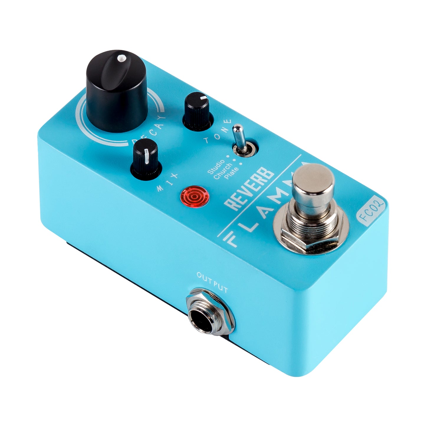 FLAMMA FC02 Mini Guitar Reverb Pedal Studio Church Plate