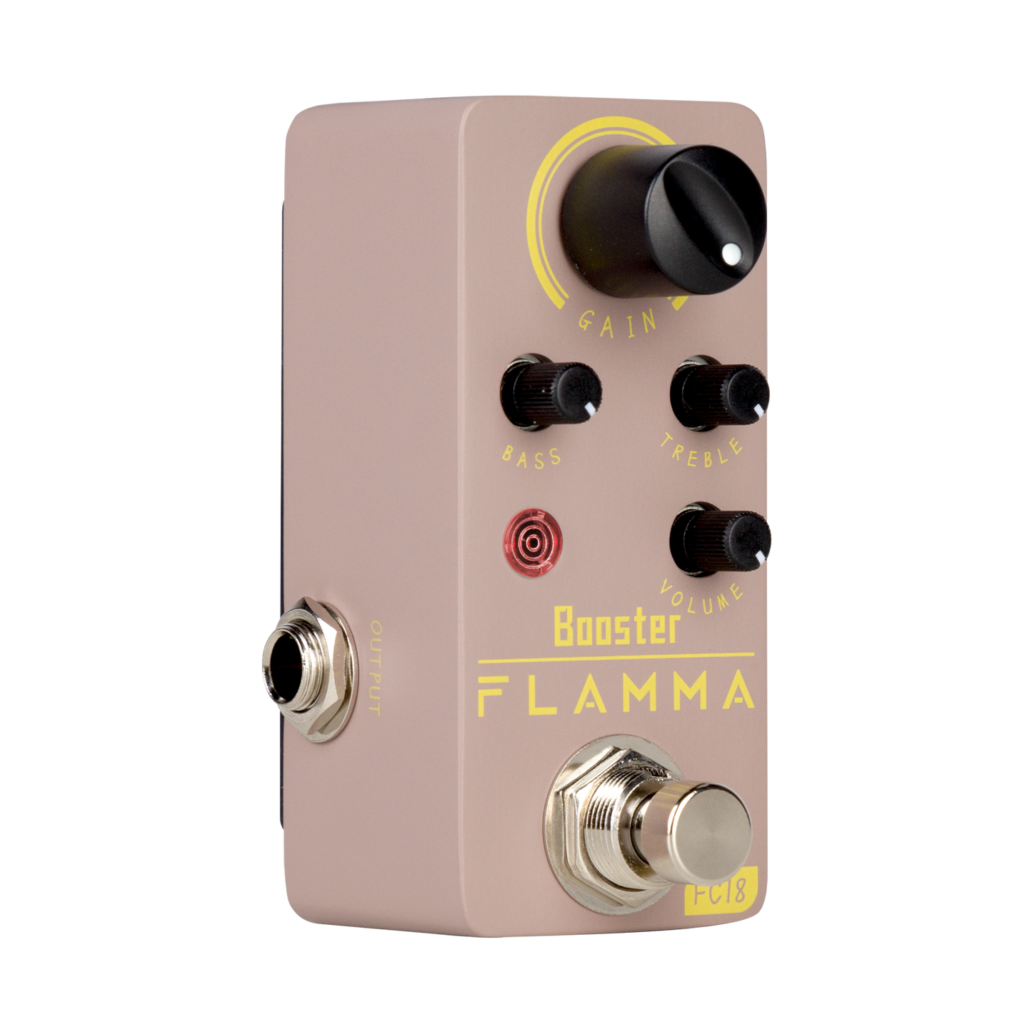 FLAMMA FC18 Clean Boost Pedal, 20db+ Clean Boost with a 2 Band EQ