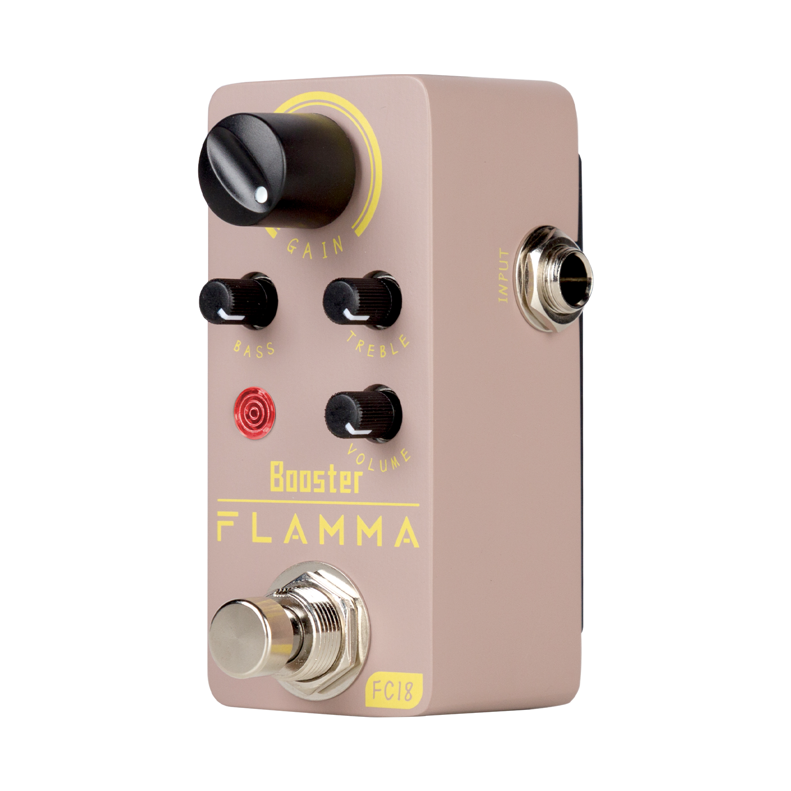 FLAMMA FC18 Clean Boost Pedal, 20db+ Clean Boost with a 2 Band EQ