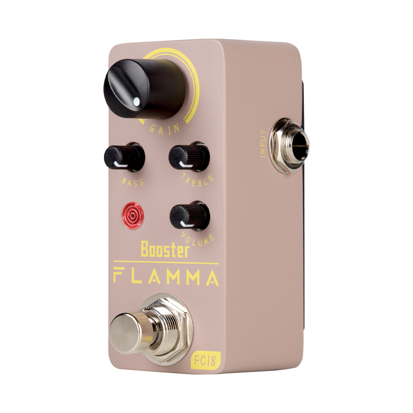 FLAMMA FC18 Clean Boost Pedal, 20db+ Clean Boost with a 2 Band EQ