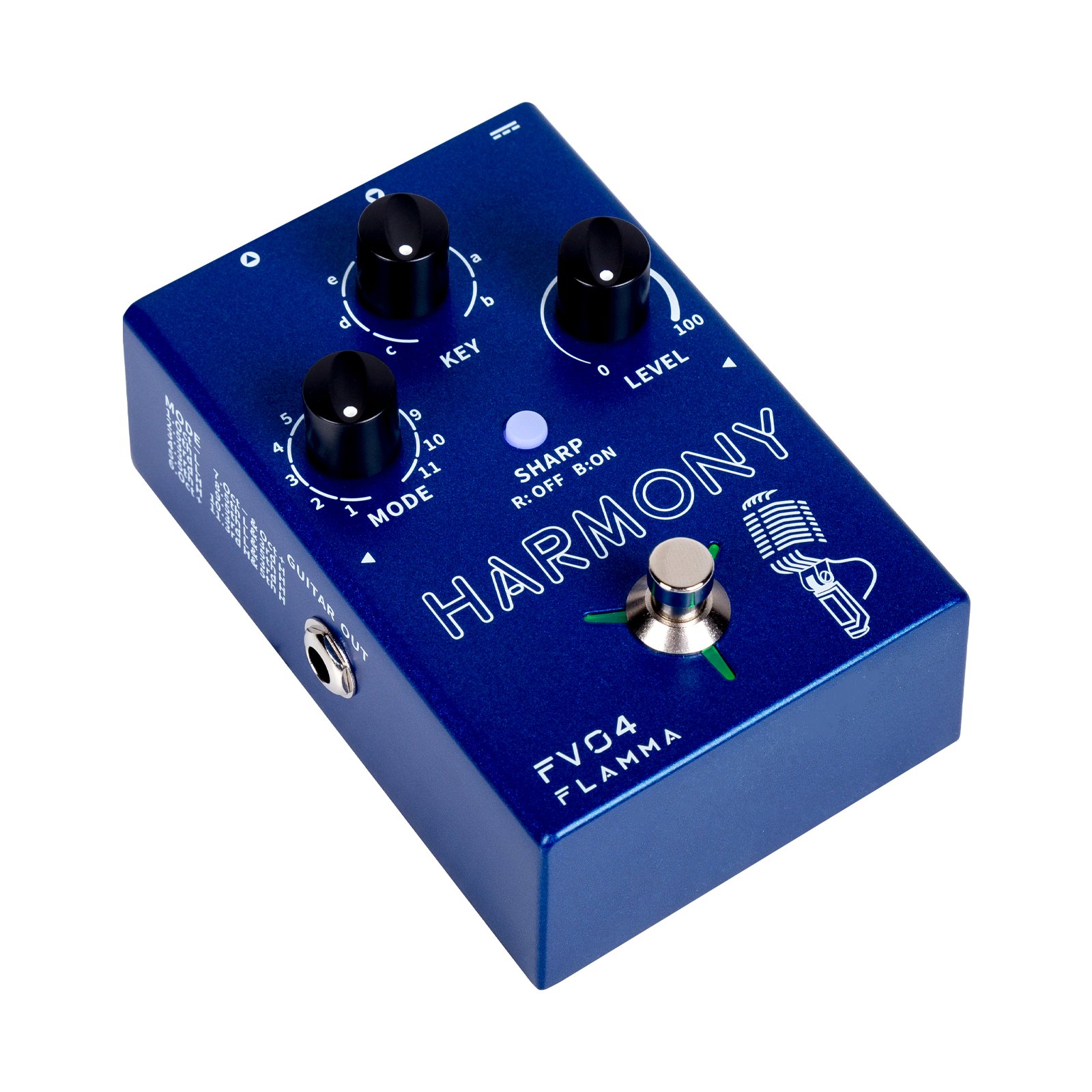 vocal delay pedal FLAMMA FV04 Harmony Vocal Pedal with Reverb Effects for Professional S – Flamma Innovation