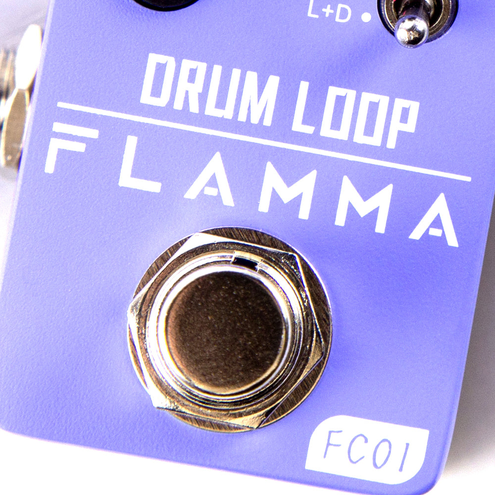 FLAMMA FC01 Mini Digital Guitar Drum Machine Phase Loop Pedal