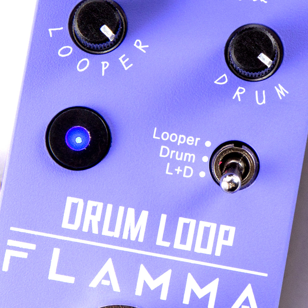 FLAMMA FC01 Mini Digital Guitar Drum Machine Phase Loop Pedal