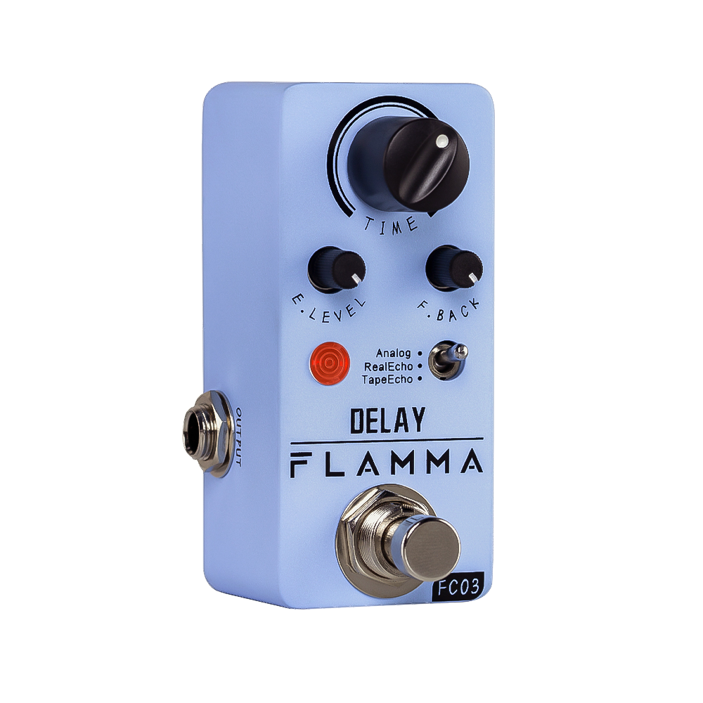 FLAMMA FC03 Guitar Delay Pedal Analog Real Echo Tape Echo – Flamma