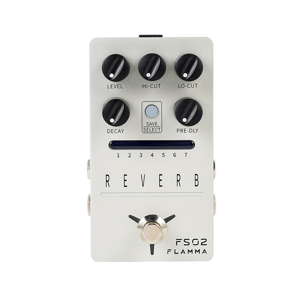 FLAMMA FS02 Reverb Guitar Reverb Pedal Stereo In Stereo Output