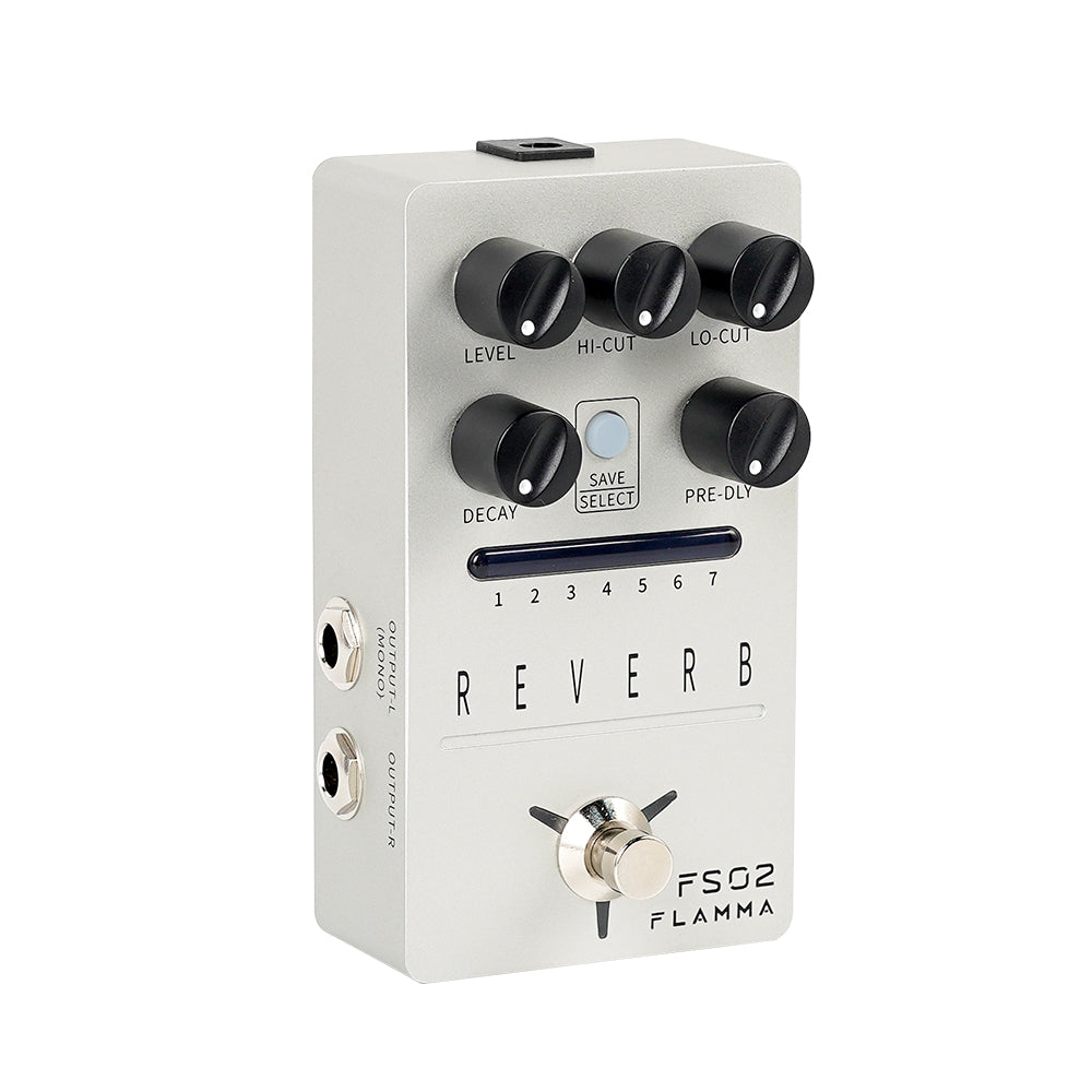 FLAMMA FS02 Reverb Guitar Reverb Pedal Stereo In Stereo Output