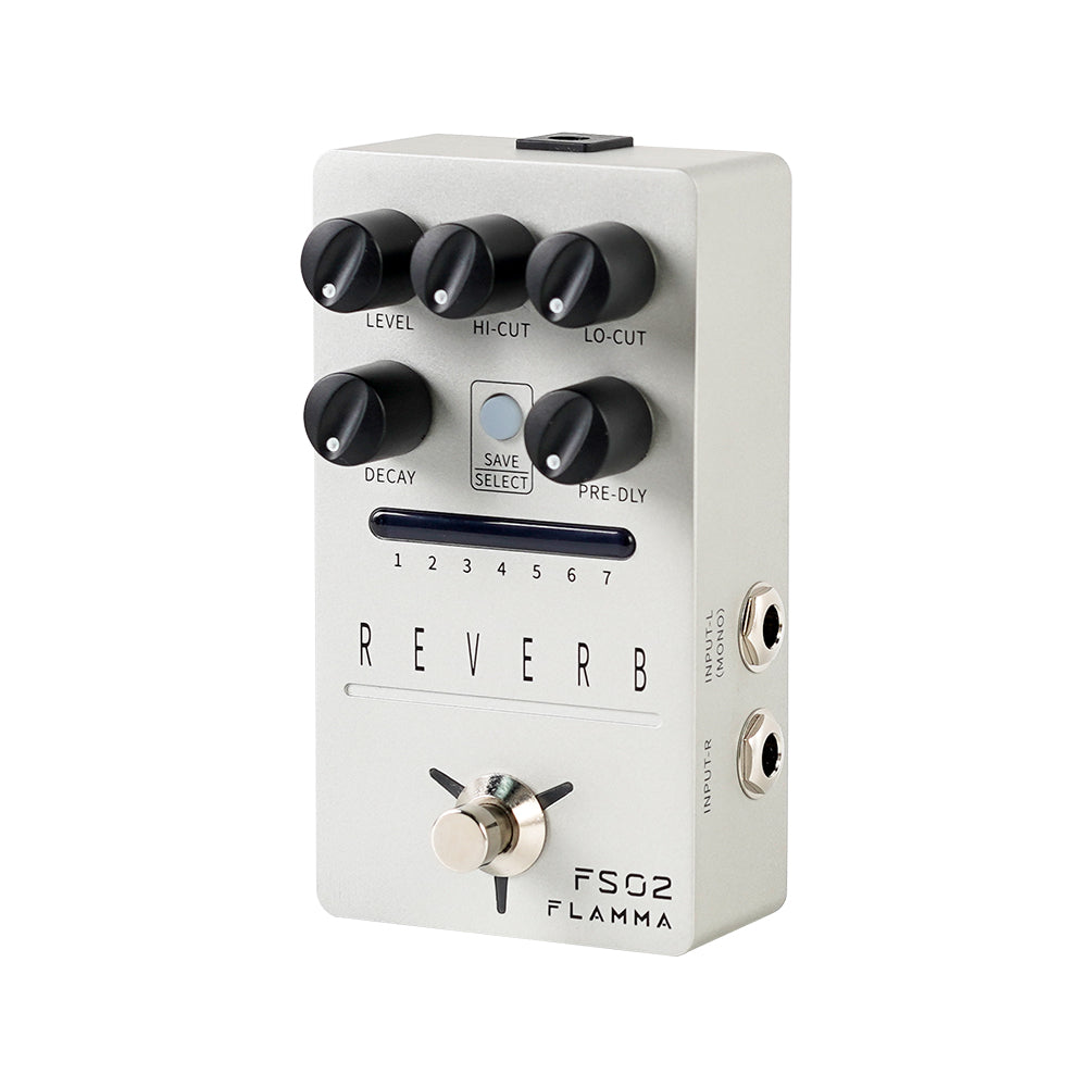 FLAMMA FS02 Reverb Guitar Reverb Pedal Stereo In Stereo Output