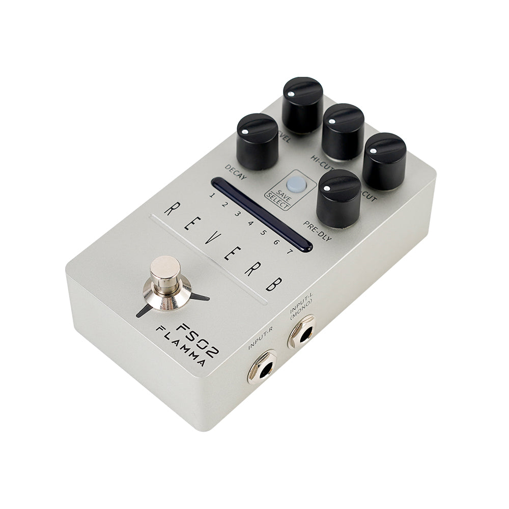 FLAMMA FS02 Reverb Guitar Reverb Pedal Stereo In Stereo Output – Flamma Innovation