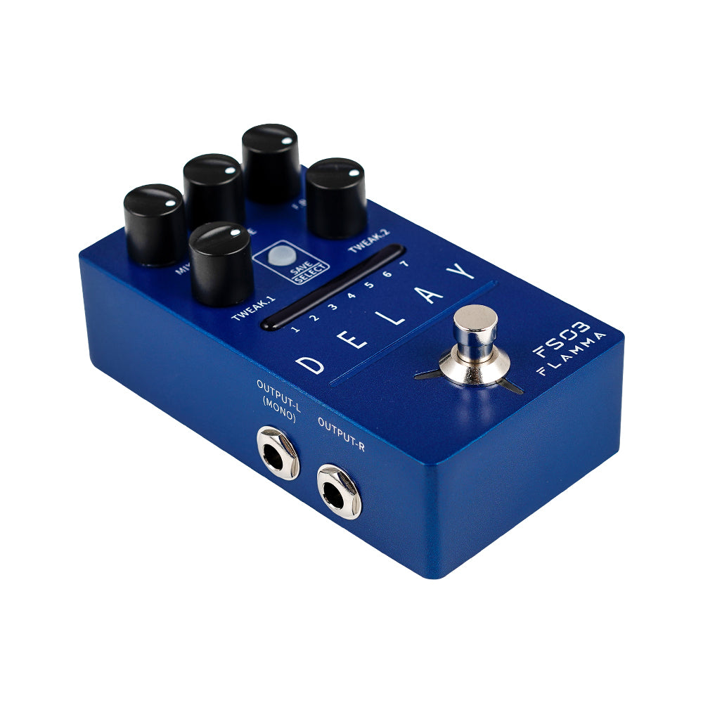FLAMMA FS03 Stereo Delay Guitar Effects Pedal with 80-second Looper