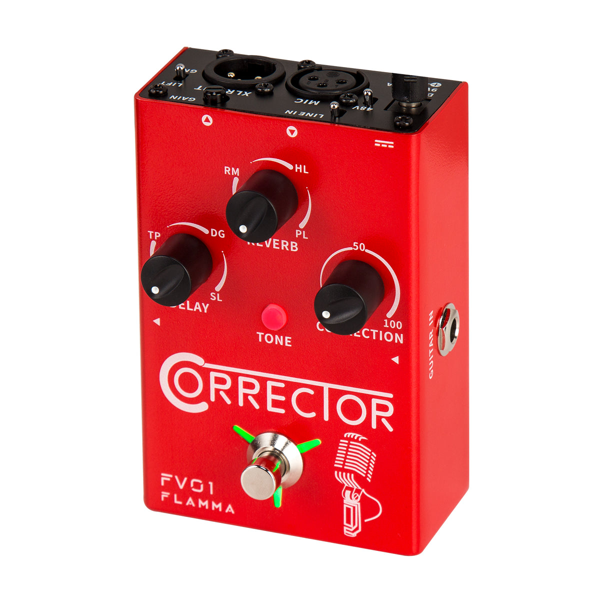 FLAMMA FV01 Correcior Vocal Pitch Correction Effect Pedal Flamma